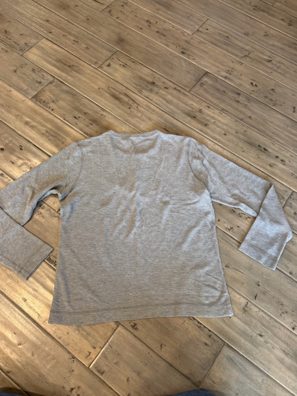 Boss men’s Grey Slim Fit Henley size large - Picture 5 of 5